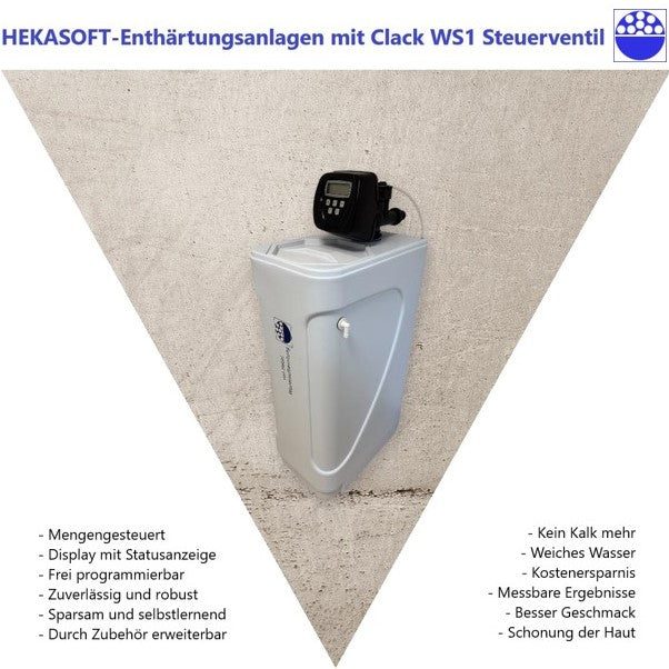 HEKASOFT WMS-KC-40U-Mini Enthärtungsanlage/Entkalkungsanlage