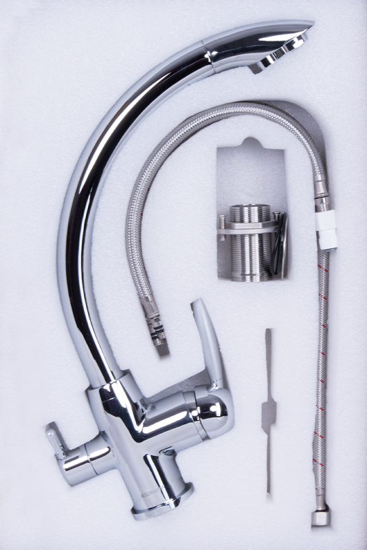 HEKAZUB 3 Wege Wasserhahn für Osmoseanlagen